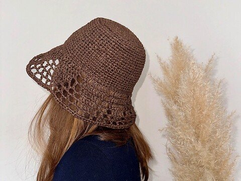 Sommerhut, Fischerhut, Sonnenhut, Häkelanleitung