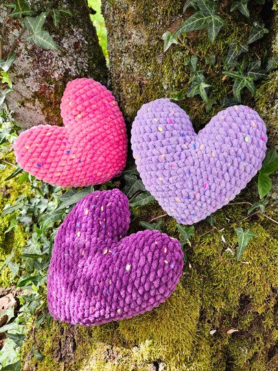 Häkelanleitung für ein einfaches Herz