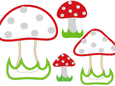 Stickdatei - Fliegenpilz Pilz