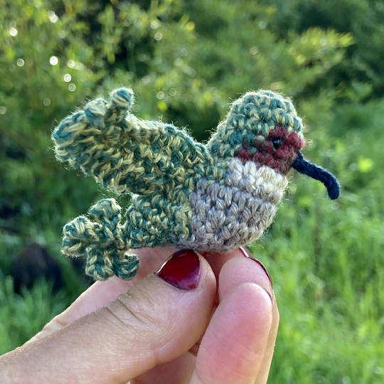 Kolibri Calla Amigurumi Häkelanleitung