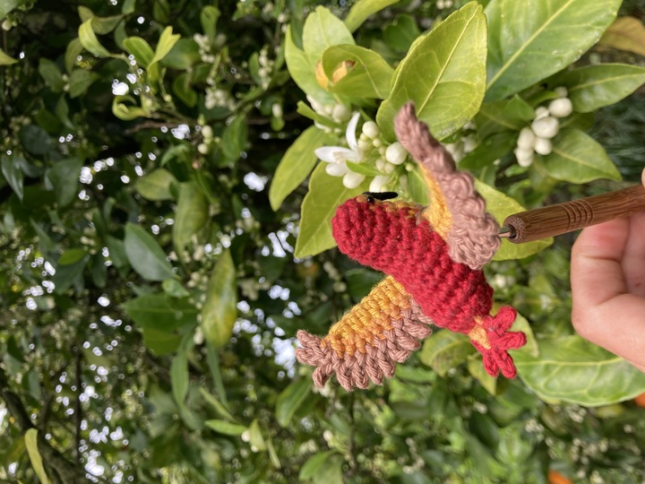 Kolibri Calla Amigurumi Häkelanleitung