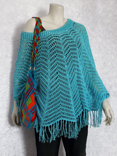 Häkelanleitung Poncho / Sommerponcho / Beach Cover Solana