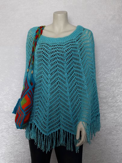 Häkelanleitung Poncho / Sommerponcho / Beach Cover Solana