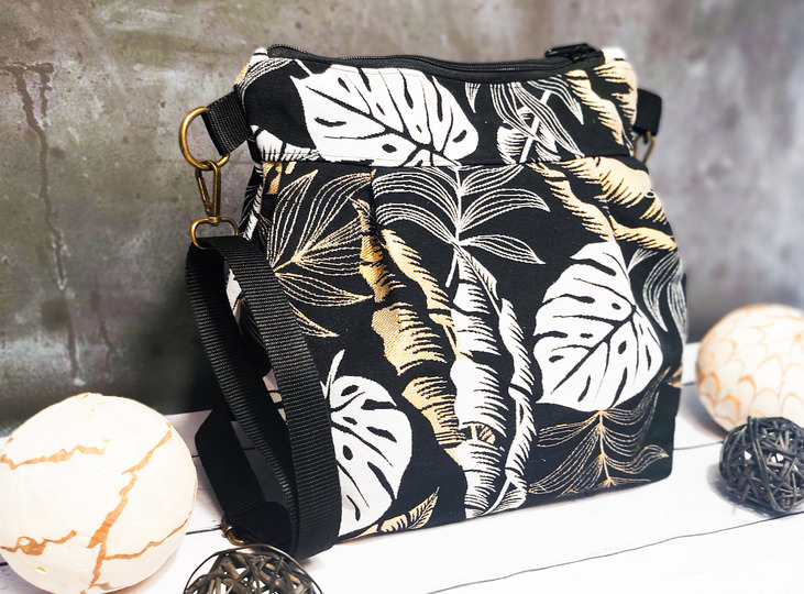 Umhängetasche "Selma", Schnittmuster und Anleitung; DIN A4