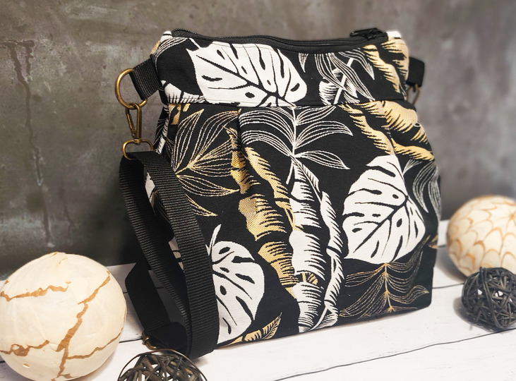 Umhängetasche "Selma", Schnittmuster und Anleitung; DIN A4