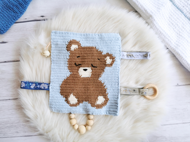 crochet instruction PDF crackle cloth bear crochet children's room instruct