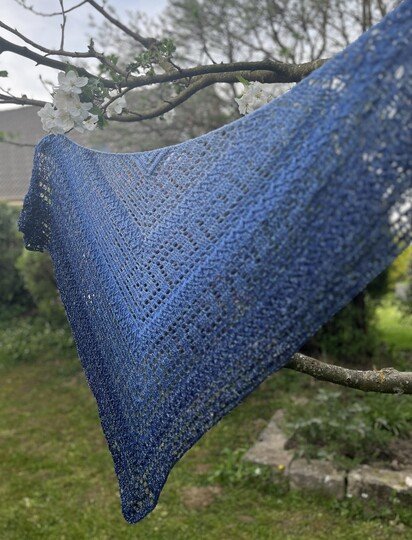 Häkelanleitung Dreieckstuch "Olympia"