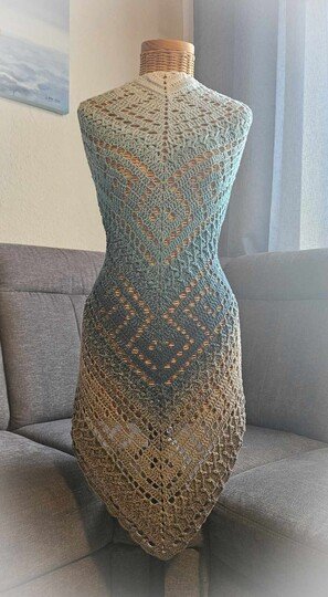 Häkelanleitung Dreieckstuch "Olympia"