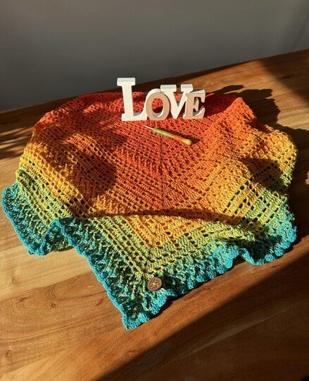 Häkelanleitung Dreieckstuch "Olympia"