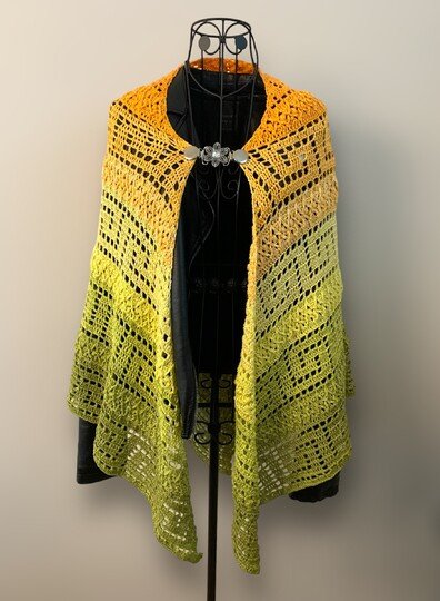 Häkelanleitung Dreieckstuch "Olympia"