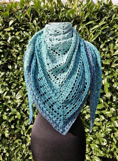 Häkelanleitung Dreieckstuch "Olympia"