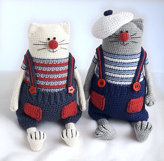 Amigurumi crochet cat pattern, Crochet kitty, Julius the Happy Chef Cat