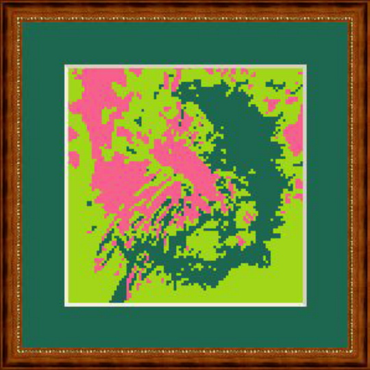 Dandelion embroidery template cross stitch