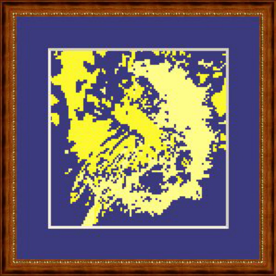 Dandelion embroidery template cross stitch