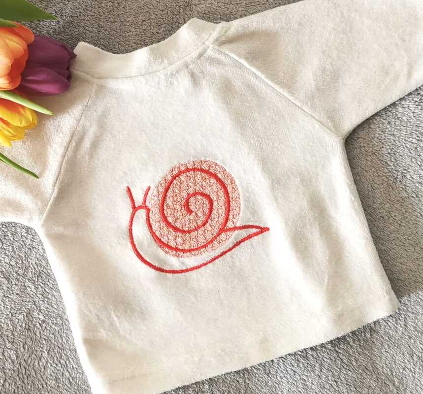 Stickdatei - Schnecke Gundula - Herzen - 3 Größen - Tiere