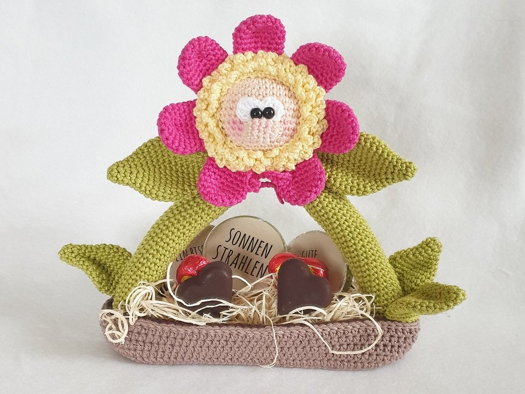 Häkelanleitung Sag es mit Blumen