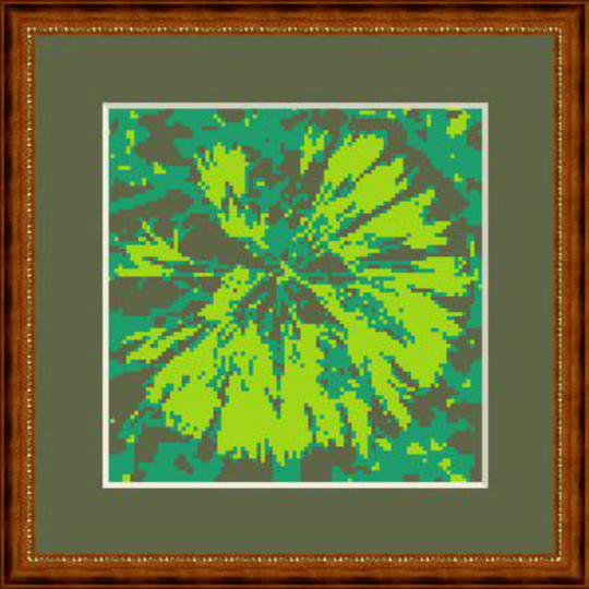 Dandelion embroidery template cross stitch