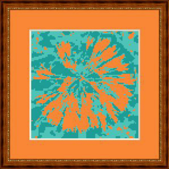 Dandelion embroidery template cross stitch