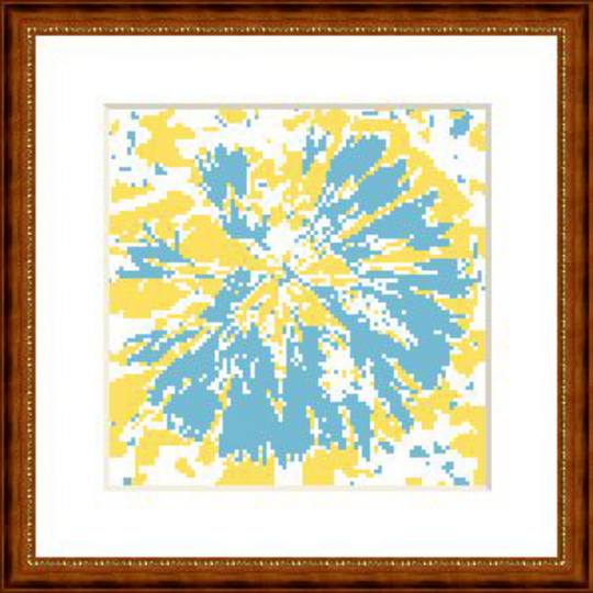 Dandelion embroidery template cross stitch