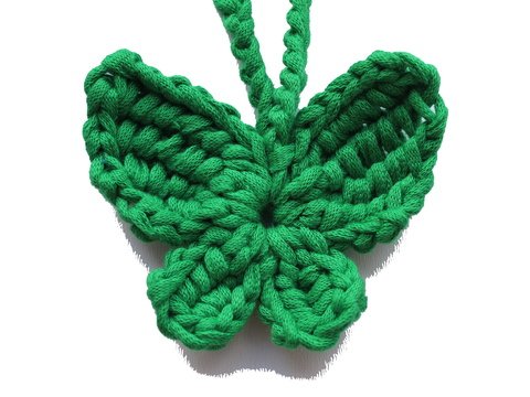 "Wunderschöner Schmetterling" Taschenbaumler häkeln PDF-Anleitung