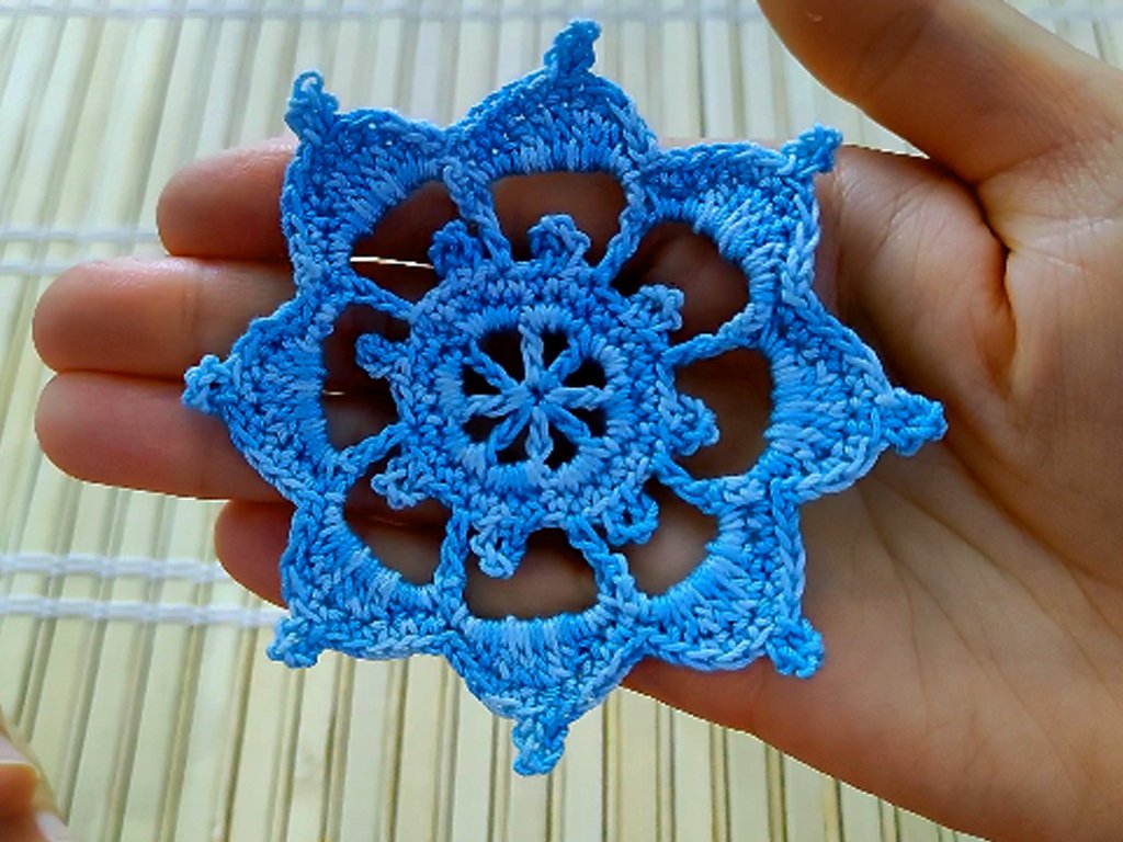 A crochet round motif - coaster PDF pattern - Image 5
