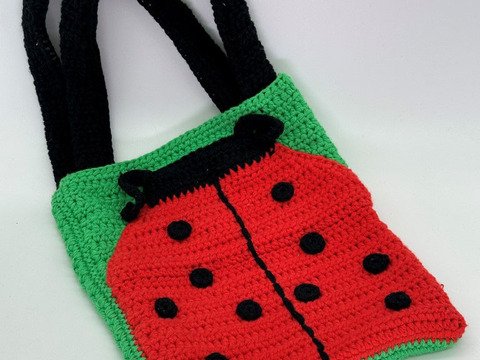 Kleine Tasche, KÄFER - Häkelanleitung