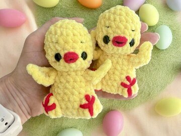 Crochet chick pattern