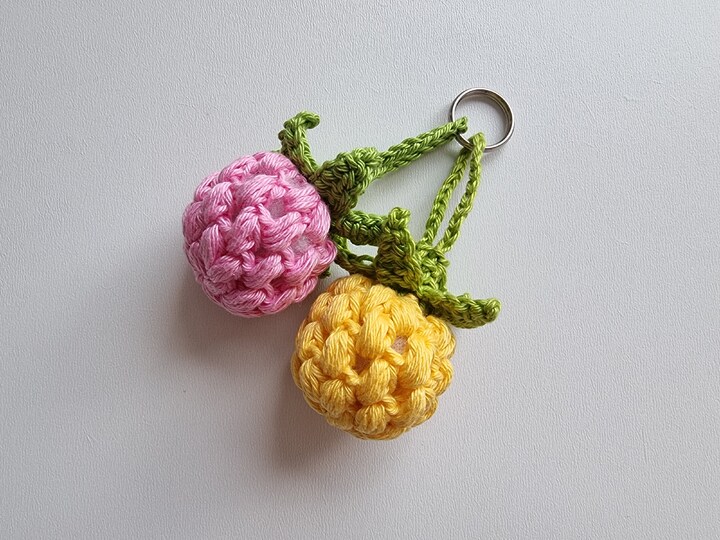 "süße Beerenkreation" Schlüsselanhänger häkeln PDF-Anleitung