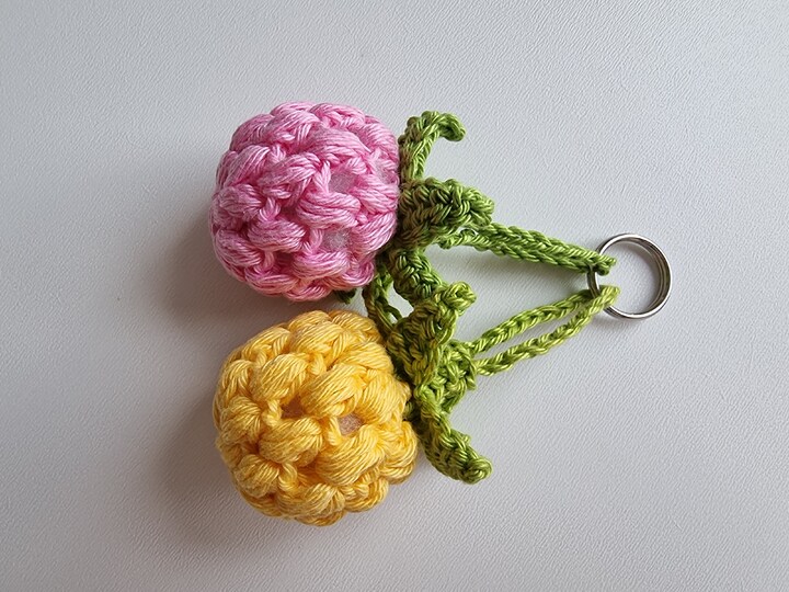 "süße Beerenkreation" Schlüsselanhänger häkeln PDF-Anleitung