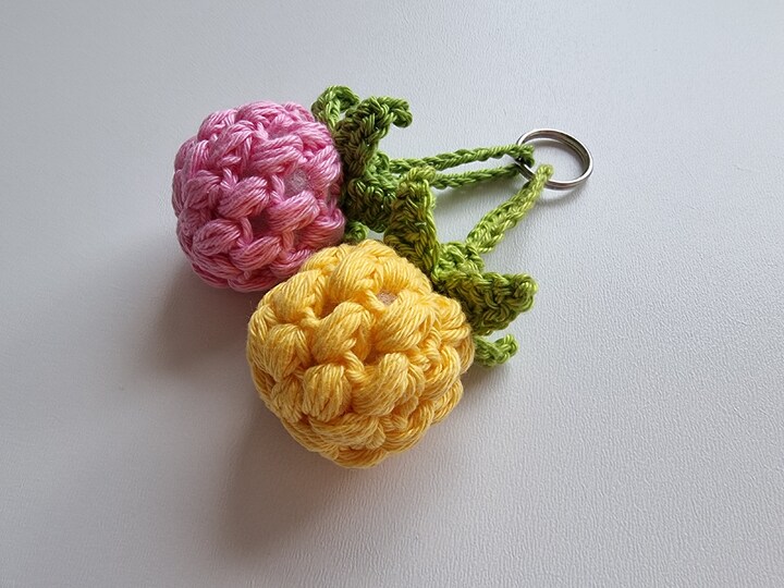 "süße Beerenkreation" Schlüsselanhänger häkeln PDF-Anleitung