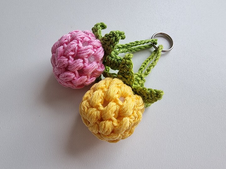 "süße Beerenkreation" Schlüsselanhänger häkeln PDF-Anleitung