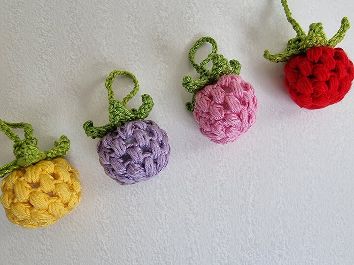 "süße Beerenkreation" Schlüsselanhänger häkeln PDF-Anleitung