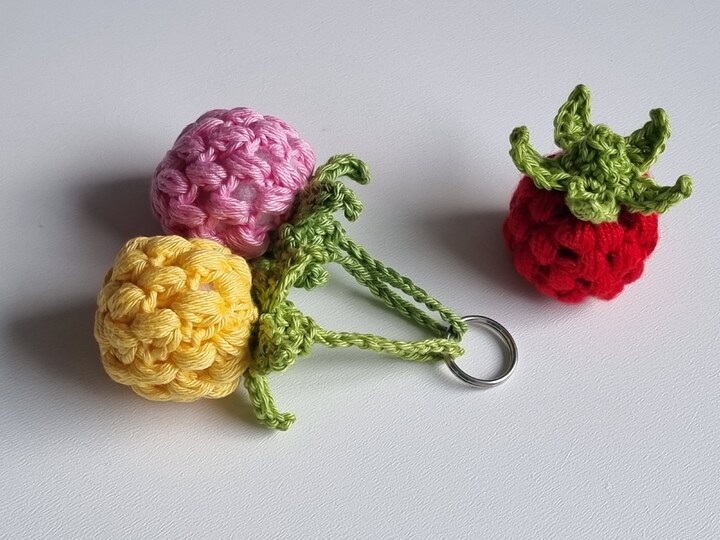 "süße Beerenkreation" Schlüsselanhänger häkeln PDF-Anleitung