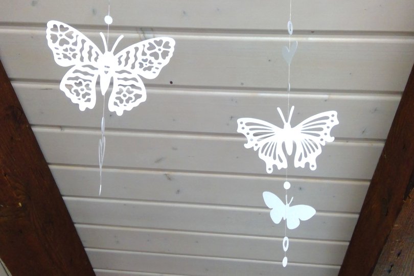 Deko Schmetterlinge 1 Plotterdatei SVG DXF