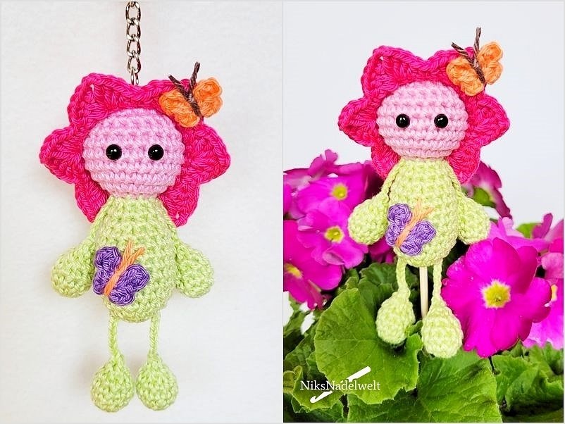 Häkelanleitung - Taschenbaumler Blümchen Bella - Bild 2