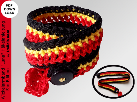 eBook 60 FE Häkelanleitung Wickelarmband "Luna" Fan Edition