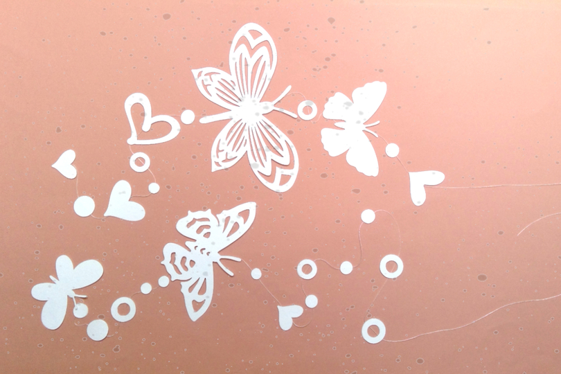 Deko Schmetterlinge 2 Plotterdatei SVG DXF FCM