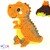 Baby Trex crochet  applique