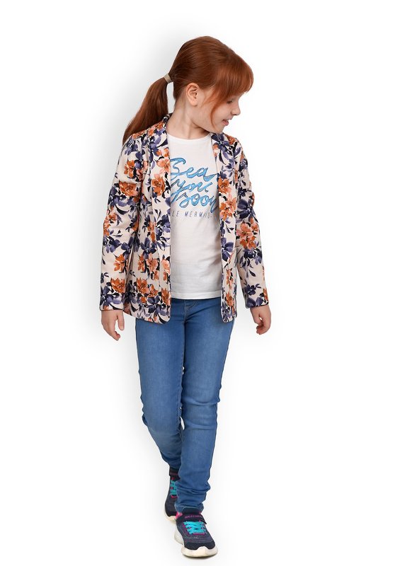 eBook Blazer mit Schalkragen