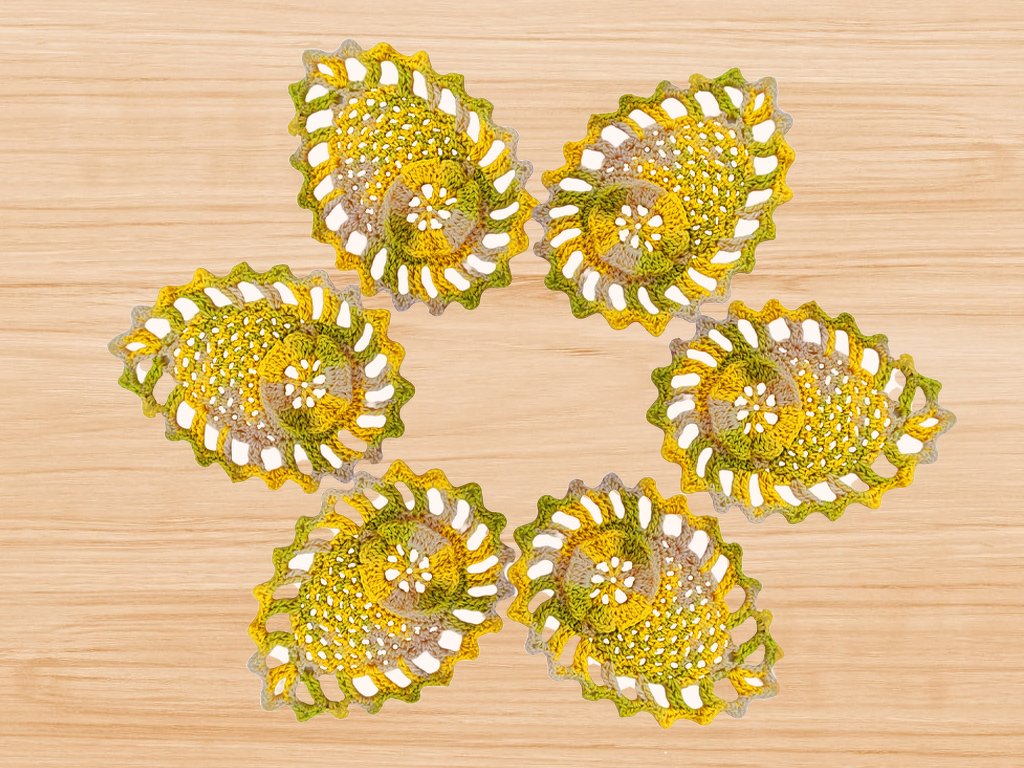 Crochet pineapple motif Pattern - Image 3