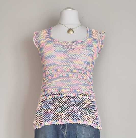 Häkelanleitung Sommertunika Damen | Netzmuster | Größe M/L | Anfänger
