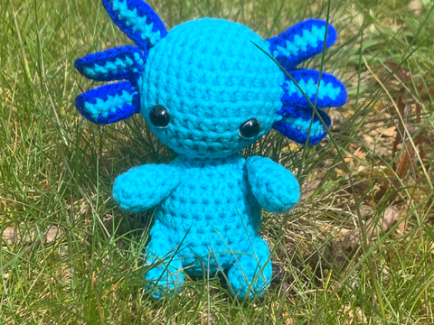 Häkelanleitung Axolotl Amigurumi