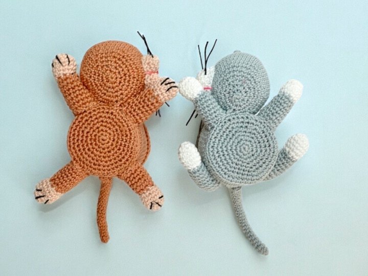 Katzen Stift/Nadelhalter - Häkelanleitung