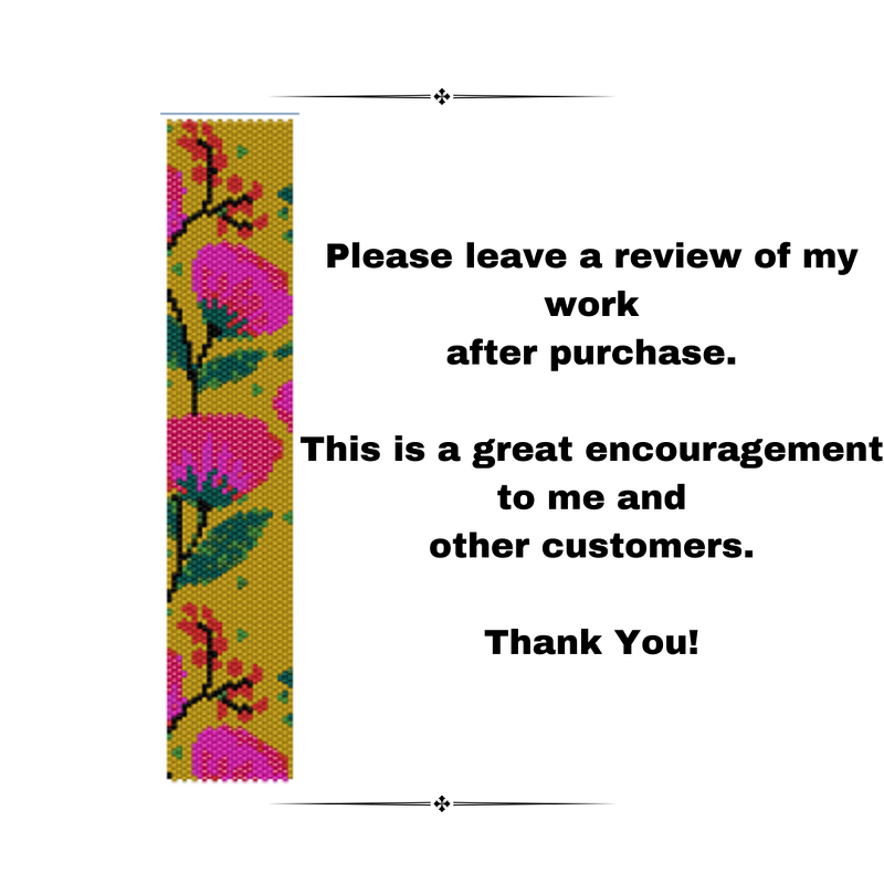 Bloomin' Beauty Peyote Stitch Bracelet - Image 3