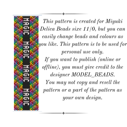 Magic Peyote Stitch Bracelet