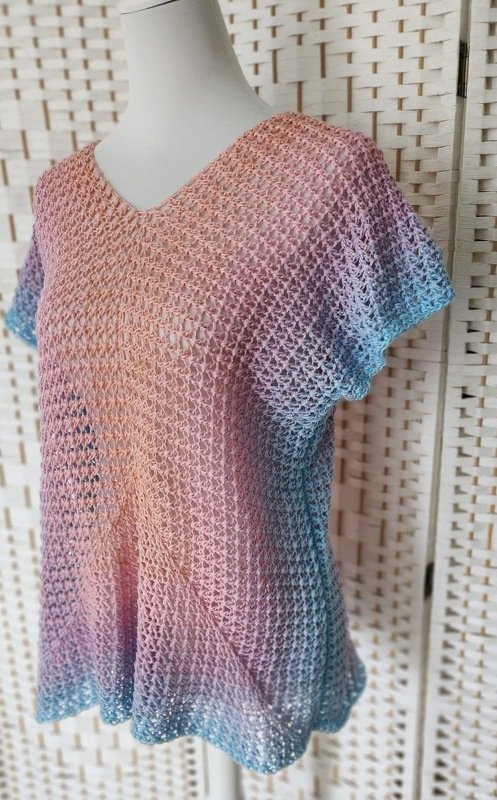 1-Bobbel-Rectangle-Häkeloberteil "Beachfun" - Bild 6