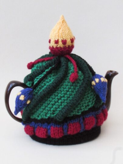 Persian Christmas Bauble Tea Cosy & Chocolate Orange Cover Knitting Pattern