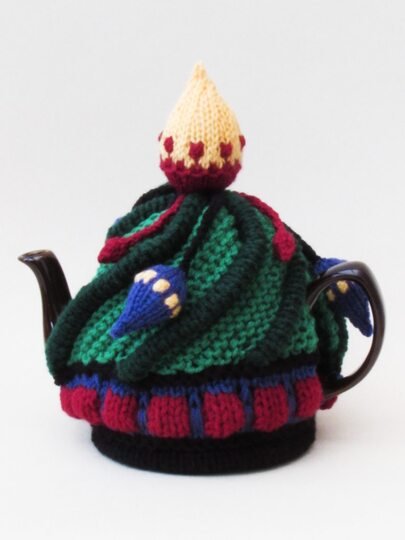 Persian Christmas Bauble Tea Cosy & Chocolate Orange Cover Knitting Pattern