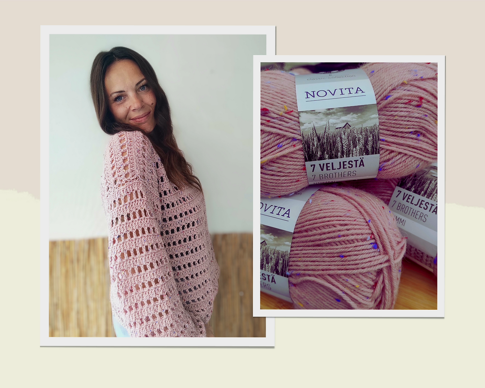 Häkelanleitung Sweater/ Pullover Stella Maris