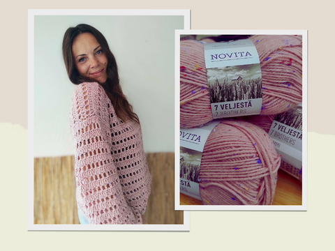 Häkelanleitung Sweater/ Pullover Stella Maris